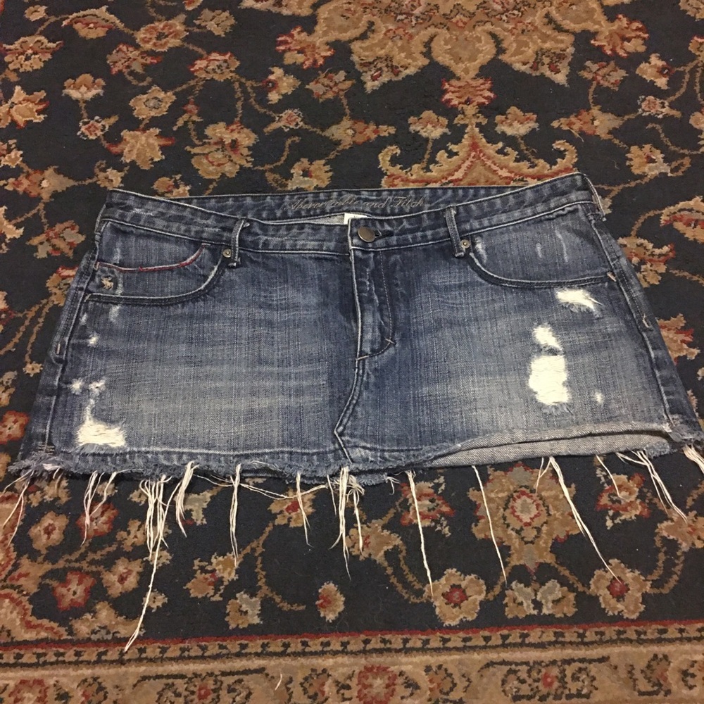 Abercrombie & Fitch Jean Skirt 10